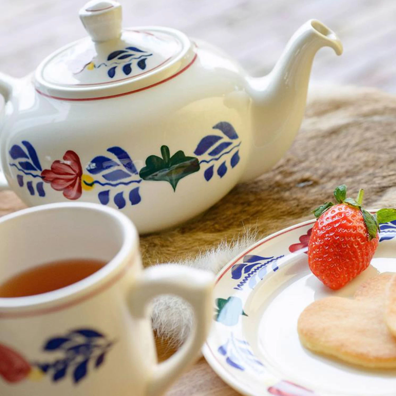 Royal Boch Boerenbont Theepot Zeeland 1,2 L 4 Royal Boch Boerenbont Theepot Zeeland 1,2 L - Afbeelding 2