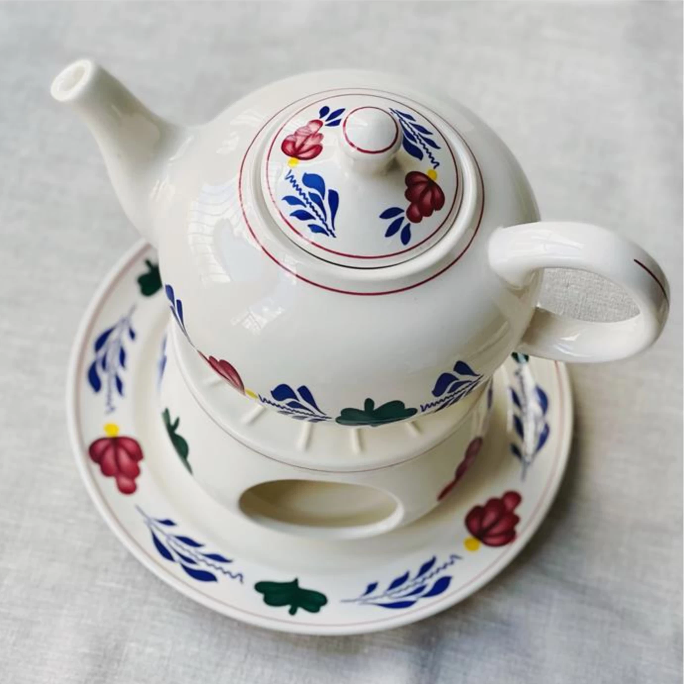 Royal Boch Boerenbont Theepot Zeeland 1,2 L 5 Royal Boch Boerenbont Theepot Zeeland 1,2 L - Afbeelding 3