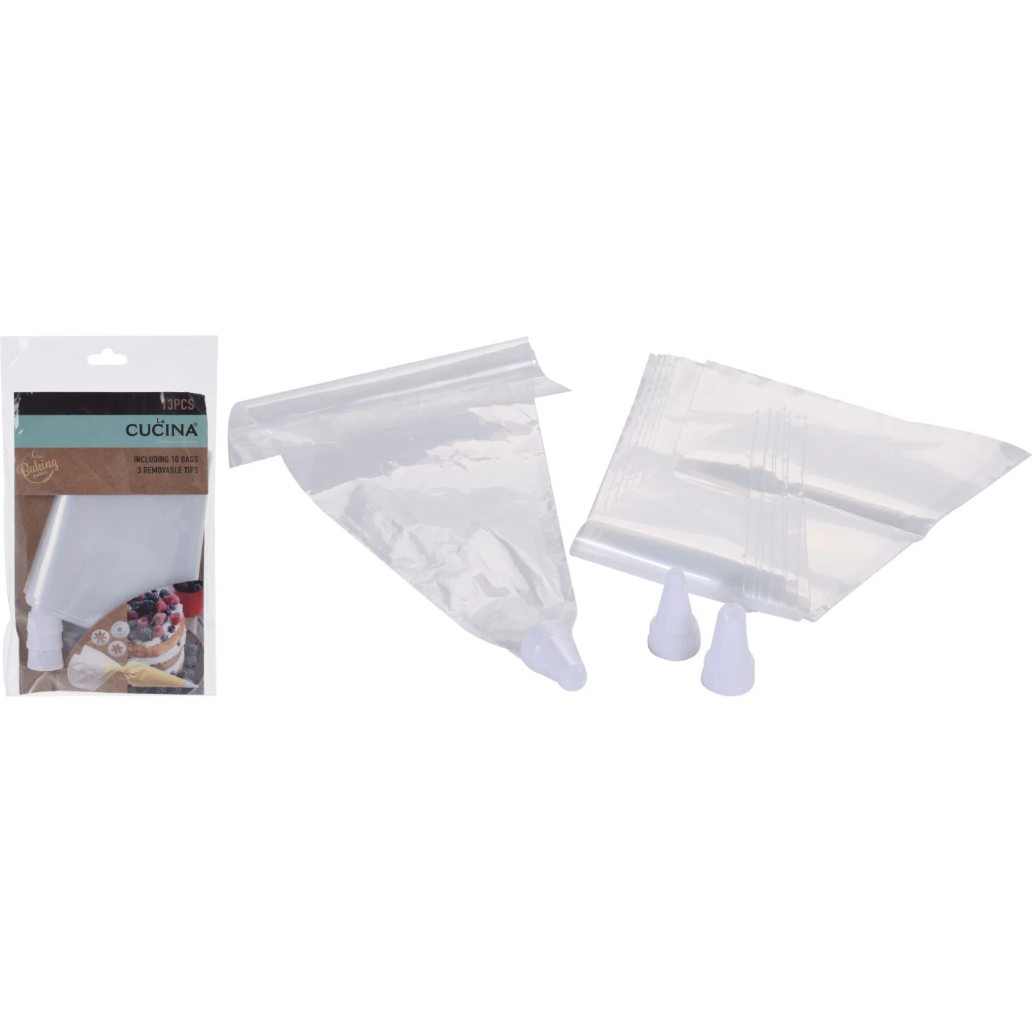 La Cucina Slagroomspuit Wegwerp 5 La Cucina Slagroomspuit Wegwerp - Afbeelding 3