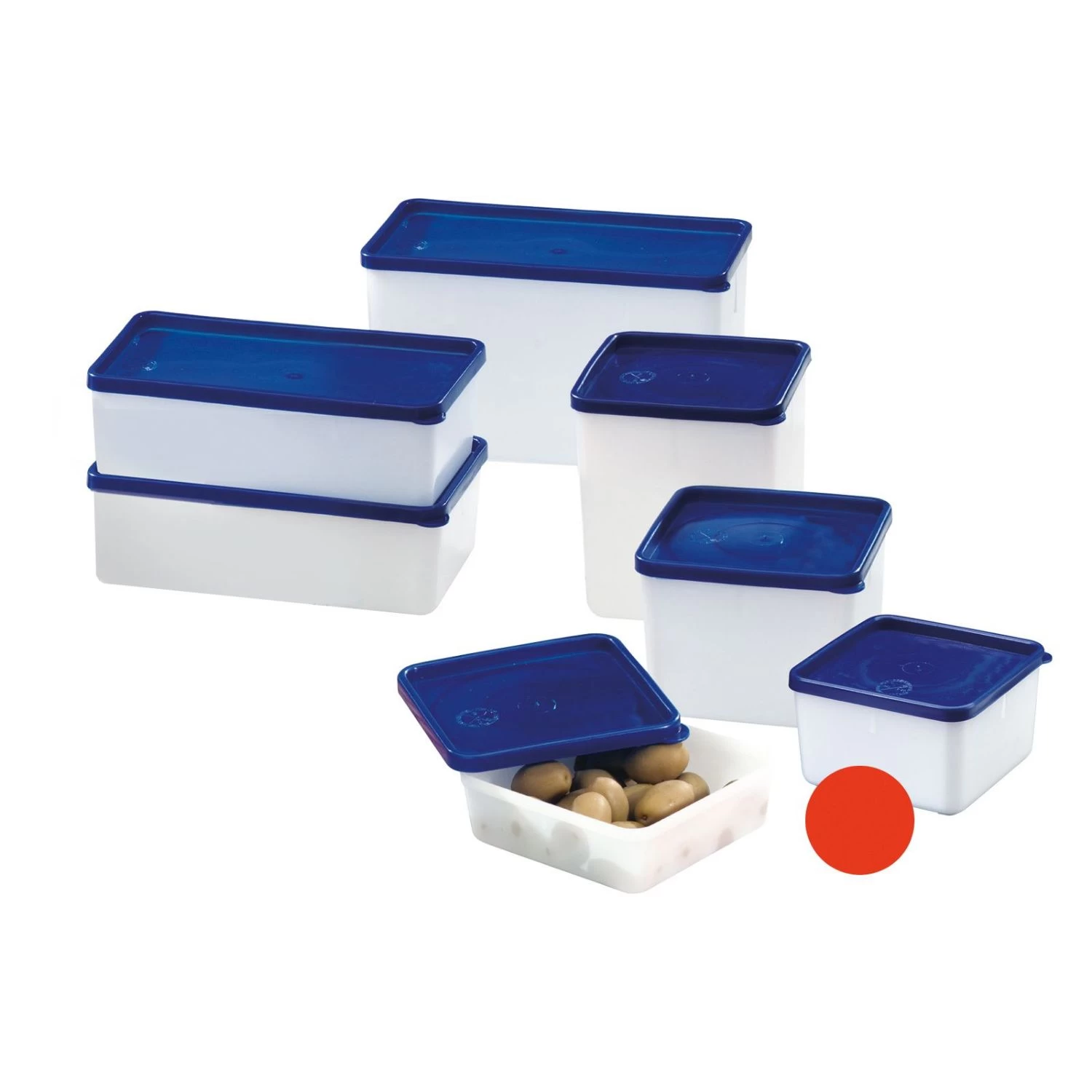 Westmark Diepvriesdozen 0,5 Liter 4 Stuks 4 Westmark Diepvriesdozen 0,5 Liter 4 Stuks - Afbeelding 2