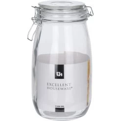 Excellent Houseware Voorraadpot Met Deksel 1,5 L