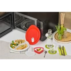 Rotho Magnetronbord Diep 1 L MICROPapaya Rood -NL-Keuken Koning 101 1721 3 1