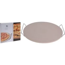 Excellent Houseware Pizzasteen Met Houder Ø33 Cm 6 Excellent Houseware Pizzasteen Met Houder Ø33 Cm -NL-Keuken Koning 101 1750 2 1