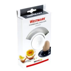 Westmark Eierdop 3 Stuks In Doos Wit -NL-Keuken Koning 101 2062 1 3