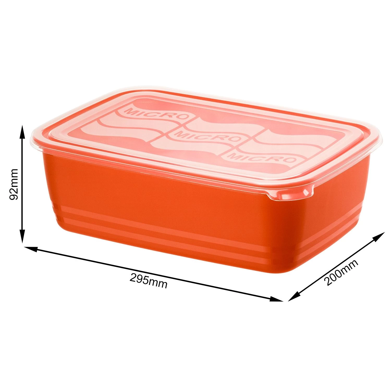 Rotho Magnetrondoos 3,7 L ECO Papaya Rood 4 Rotho Magnetrondoos 3,7 L ECO Papaya Rood - Afbeelding 2