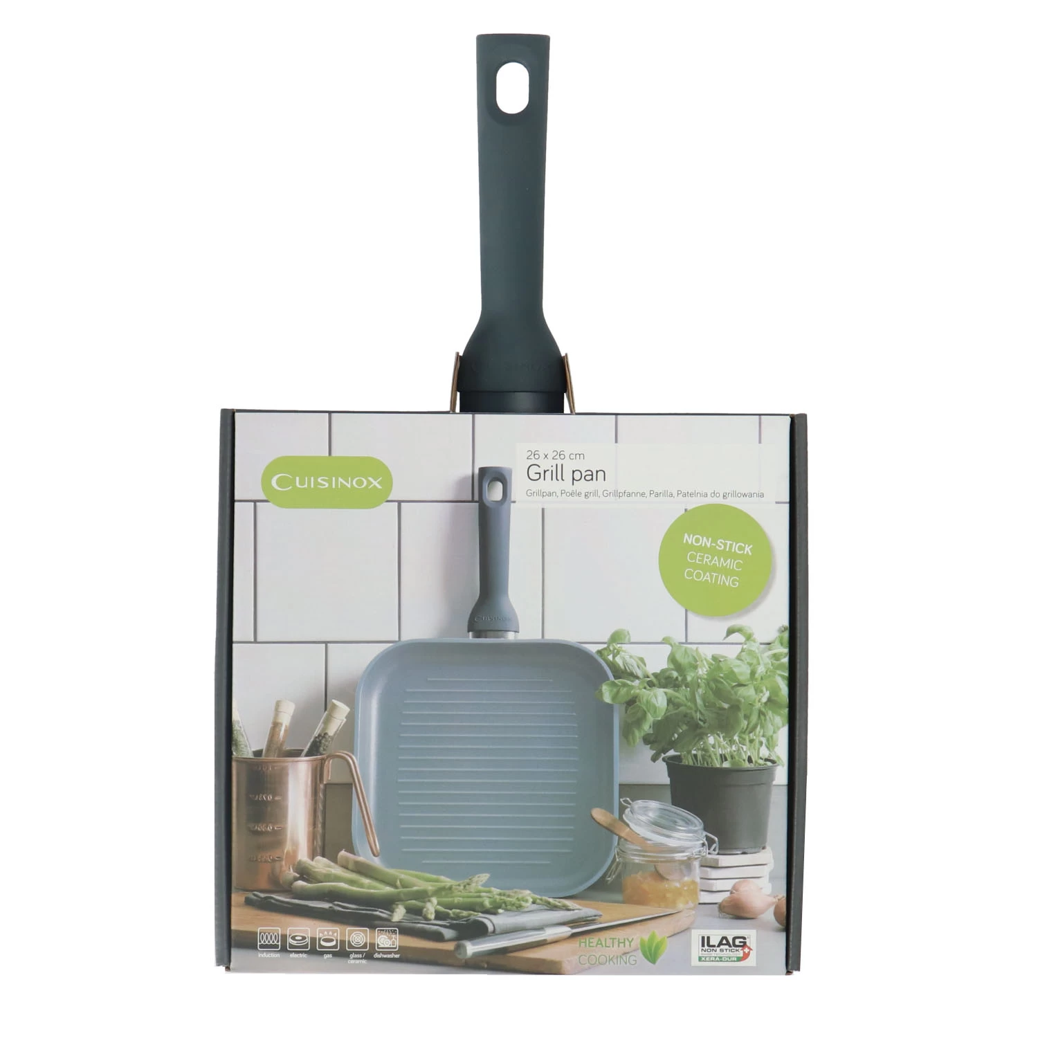 Cuisinox Grill Pan Denim 4 4 Cuisinox Grill Pan Denim 4 - Afbeelding 2