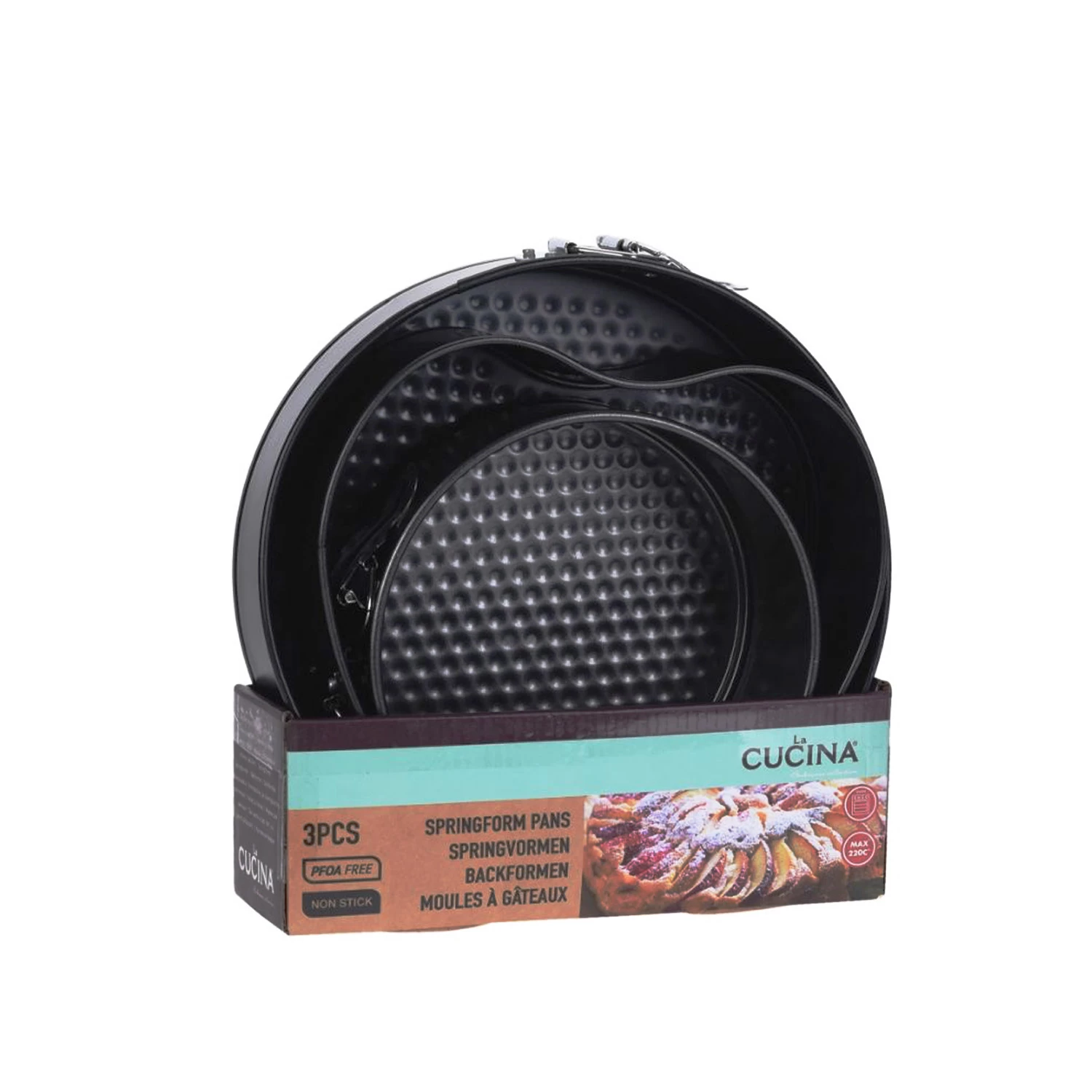 La Cucina Springvormset 3-delig 4 La Cucina Springvormset 3-delig - Afbeelding 2