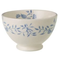 Royal Boch Fleurs Bleues Kom Met Voet 11 Cm Decor