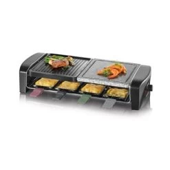 Severin Gourmet En Raclette-grill MetNatuurgrillsteen 8-persoons RG 9645 -NL-Keuken Koning 101 3699 4 1