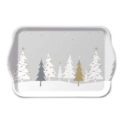 Ambiente Dienblad Melamine 13X21 Cm Middernacht Grijs