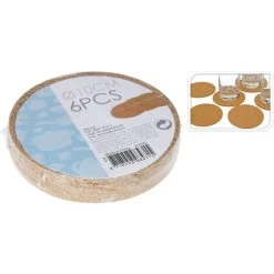 Excellent Houseware Glasonderzetter Kurk 6 Stuks Ø10 X 3 Mm -NL-Keuken Koning 101 4000 4 1