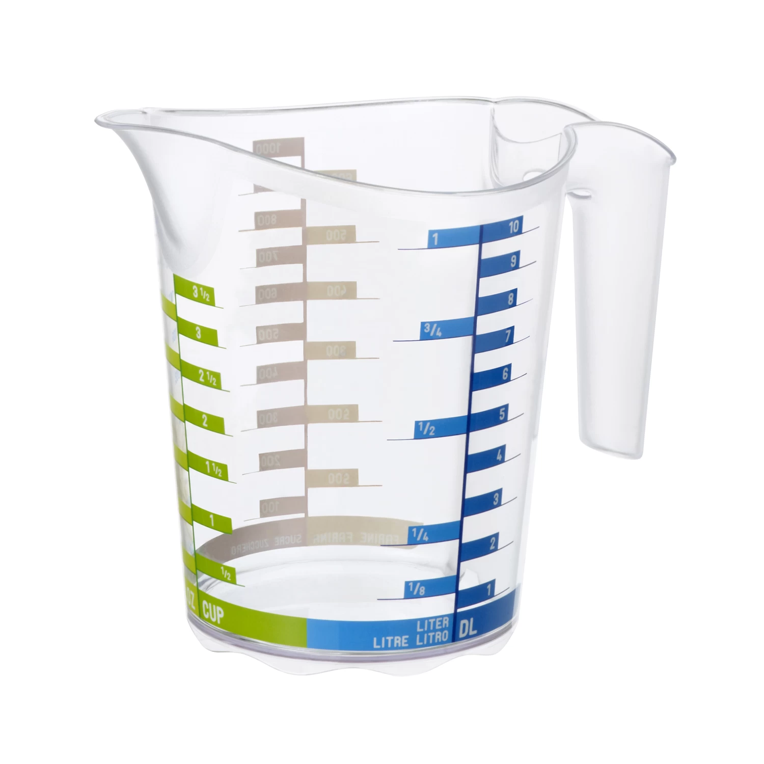 Maatbeker 1L Domino Rotho 3 Maatbeker 1L Domino Rotho