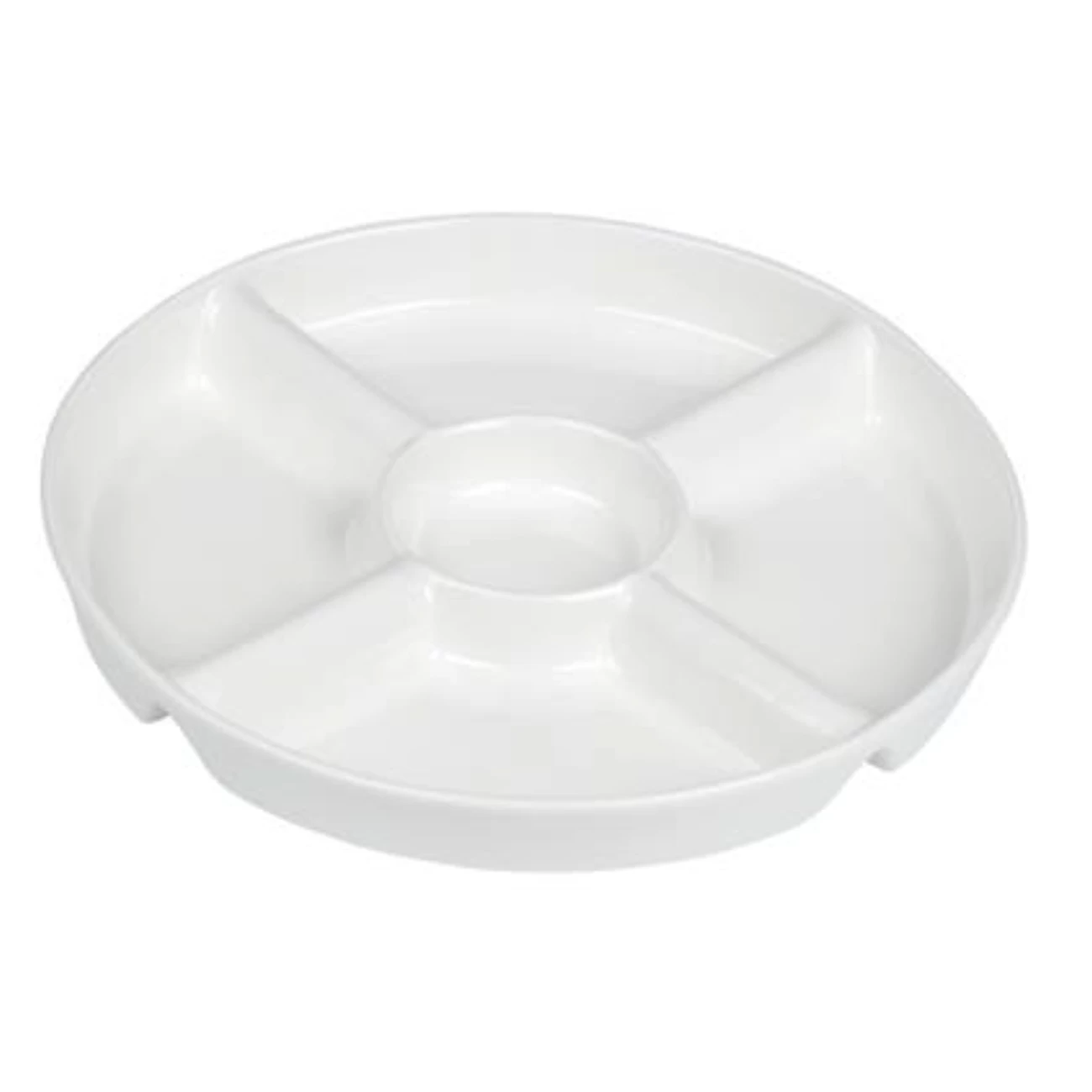 Alpina Snackschaal 5 Vaks Keramiek Wit 3 Alpina Snackschaal 5 Vaks Keramiek Wit