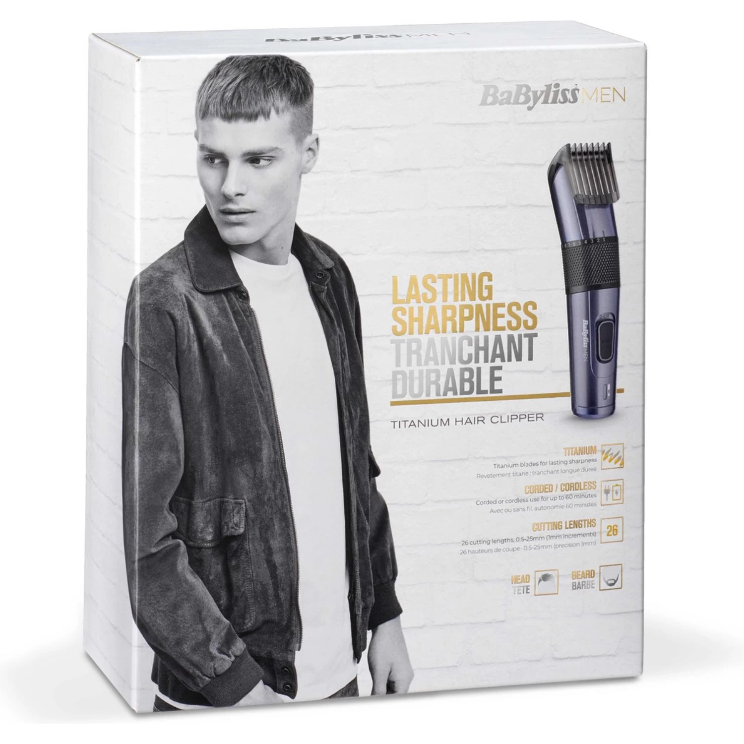 BabylissMEN E976E Titanium Tondeuse 40 Mm 8 BabylissMEN E976E Titanium Tondeuse 40 Mm - Afbeelding 6