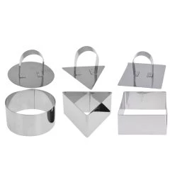 Merkloos Bakringen Set Van 4 3 Assorti Vormen -NL-Keuken Koning 101 5517 5