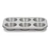 Patisse Muffinvorm 6 Vaks Zilver 2 Patisse Muffinvorm 6 Vaks Zilver -NL-Keuken Koning 101 6261 1