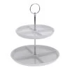 Excellent Houseware Etagere 2-laags Porselein