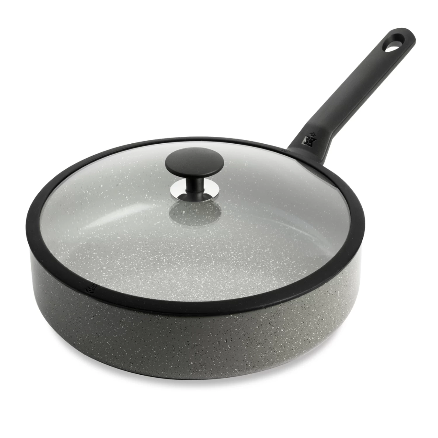 BK Granite Hapjespan Met Deksel Ø28 Cm 3 BK Granite Hapjespan Met Deksel Ø28 Cm