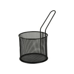 Gusta Frietmandje 9,3 X 8 Cm Mat Zwart