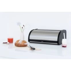 Brabantia Broodtrommel Met Schuifdeksel Mat Staal 11 Brabantia Broodtrommel Met Schuifdeksel Mat Staal -NL-Keuken Koning 101 9445 5 1