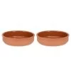 Excellent Houseware Tapasschalen Terracotta 2 Stuks
