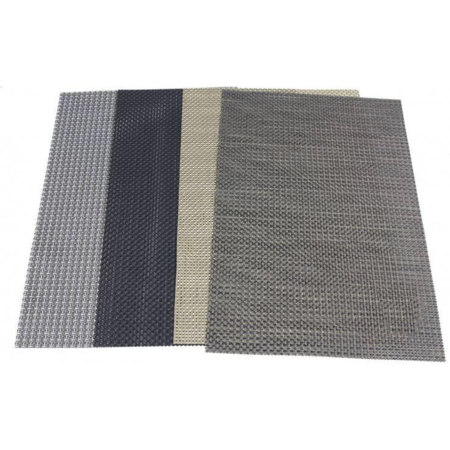 Placemat 30x45cm Poly Gevlochten Assorti 3 Placemat 30x45cm Poly Gevlochten Assorti