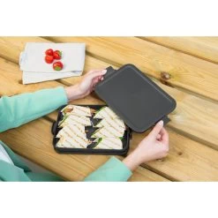 Brabantia Make & Take Lunchbox Plat Donkergrijs -NL-Keuken Koning 102 2704 6 1