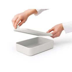 Brabantia Make & Take Lunchbox Groot Lichtgrijs -NL-Keuken Koning 102 3121 3 1
