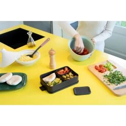 Brabantia Make & Take Bento Lunchbox Groot Donkergrijs -NL-Keuken Koning 102 3480 5 1