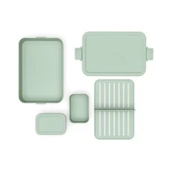 Brabantia Make & Take Bento Lunchbox Groot Jade Groen -NL-Keuken Koning 102 3527 4 1