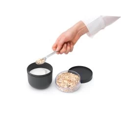 Brabantia Make En Take Yoghurtbeker 0,5 Liter Donkergrijs -NL-Keuken Koning 102 4180 3 1
