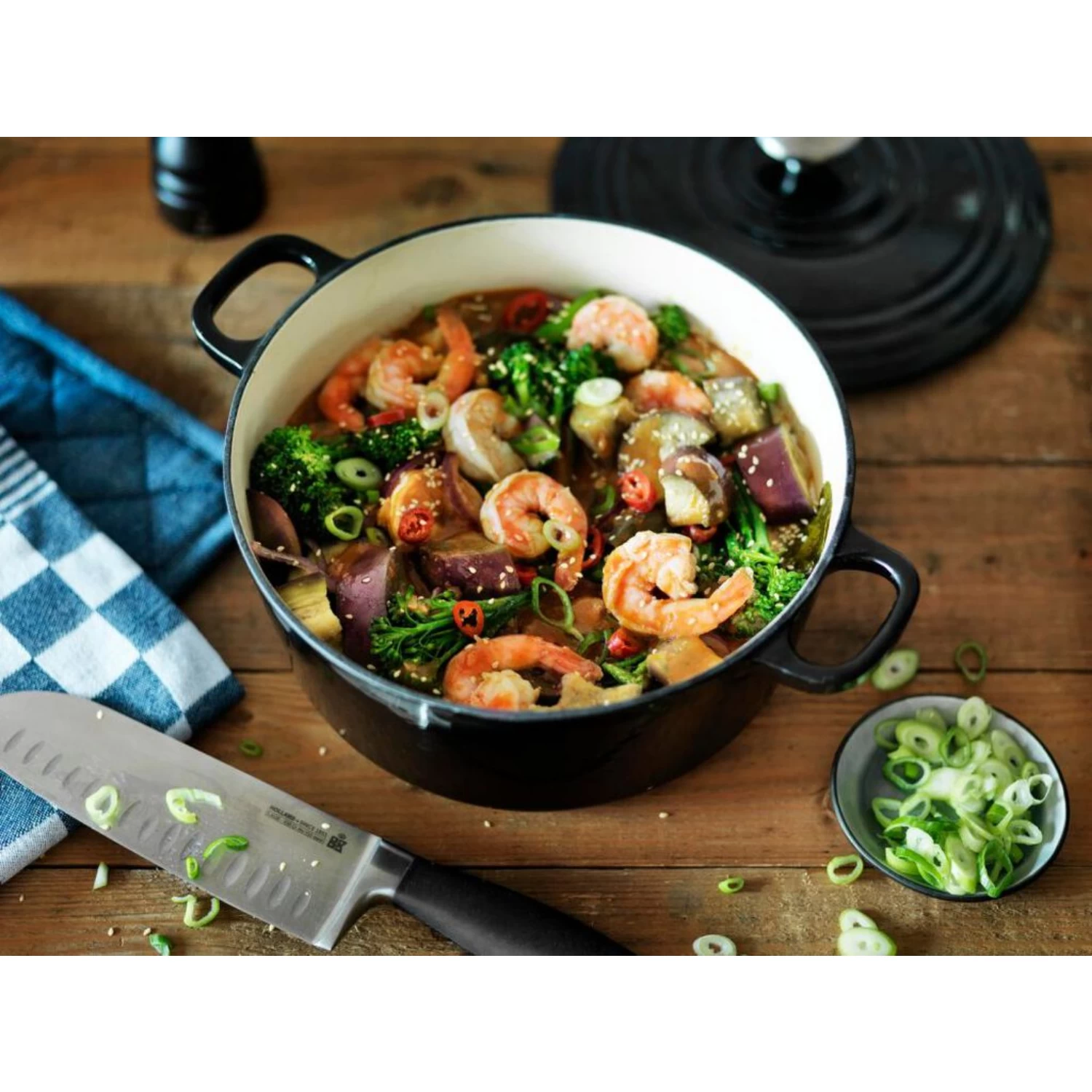 BK Bourgogne Braadpan Ø28 Cm Olive Green 4 BK Bourgogne Braadpan Ø28 Cm Olive Green - Afbeelding 2