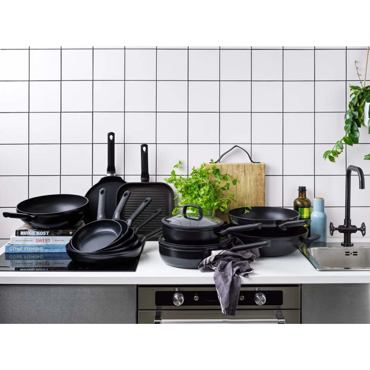BK Easy Induction Wokpan Ø36 Cm Ceramic 5 BK Easy Induction Wokpan Ø36 Cm Ceramic - Afbeelding 3