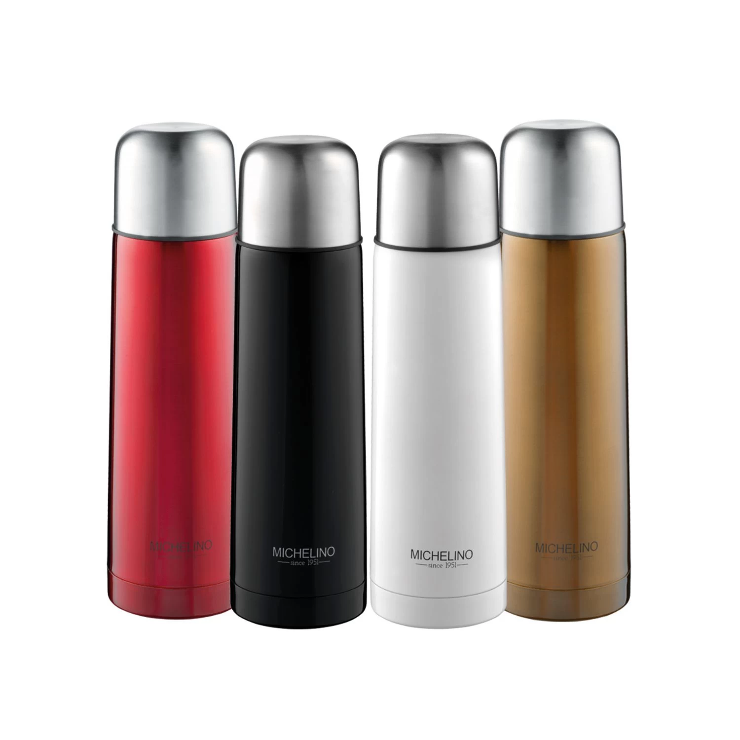 Michelino Thermosfles 1 Liter Assorti 3 Michelino Thermosfles 1 Liter Assorti