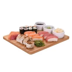 Sushiset Bamboe Porselein 4-delig -NL-Keuken Koning 104 0630 5 1