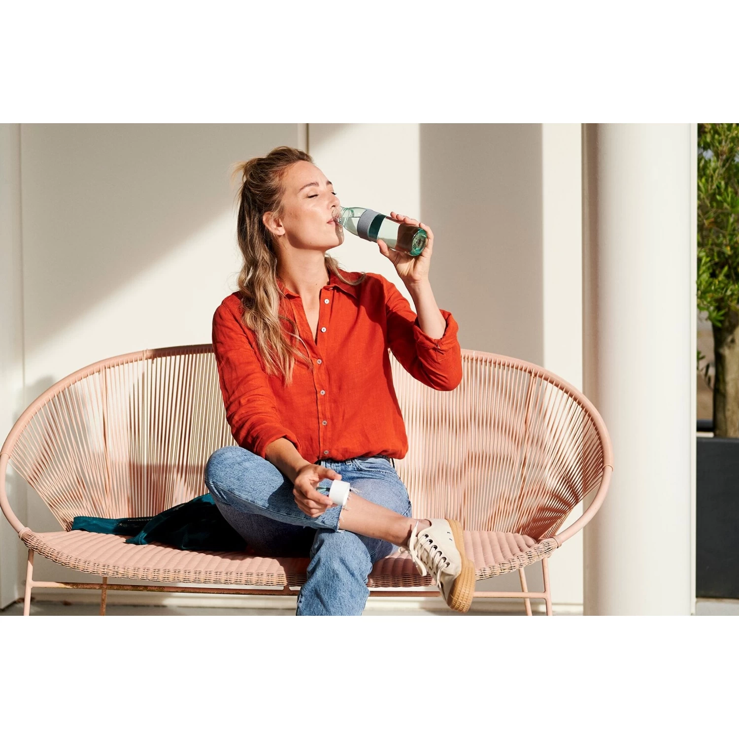 Mepal Ellipse Waterfles 0,5 L Nordic Denim 4 Mepal Ellipse Waterfles 0,5 L Nordic Denim - Afbeelding 2