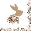 Paas Servetten Blooming Bunnies 24x24 Cm 2 Paas Servetten Blooming Bunnies 24x24 Cm -NL-Keuken Koning 105 0762 1 1