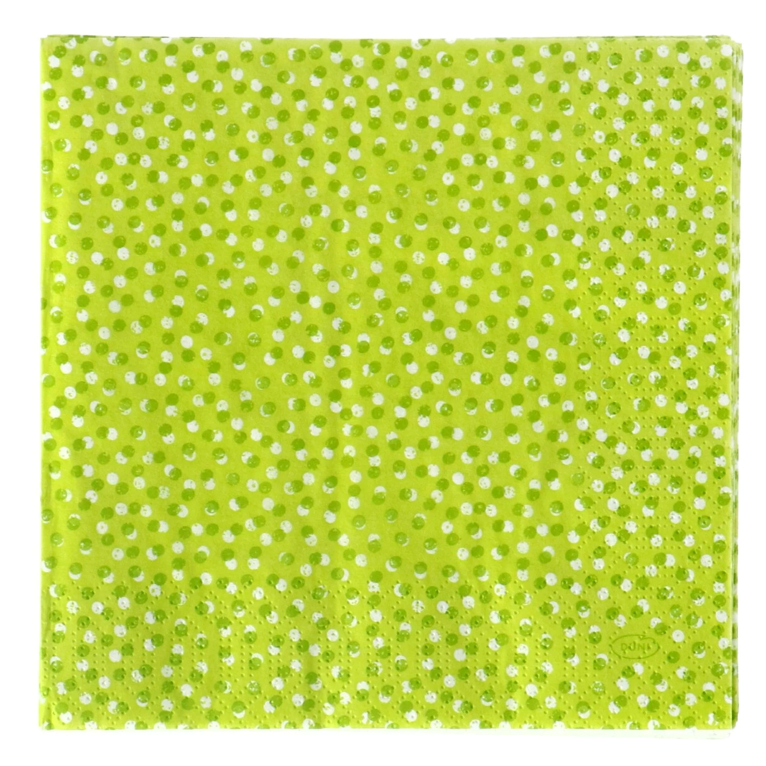 Servetten Playful Dots Kiwi 33x33 Cm 5 Servetten Playful Dots Kiwi 33x33 Cm - Afbeelding 3