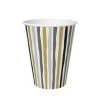Bekers Stripes Black & Gold 24 Cl 10 Stuks -NL-Keuken Koning 105 1226 1