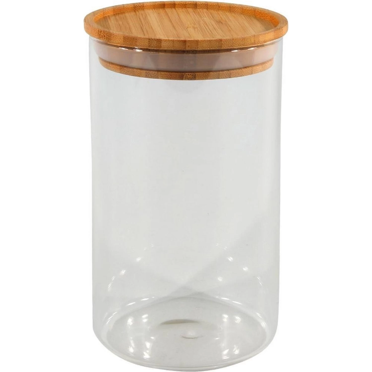 Voorraadpot 10x17.5cm Stapelbaar Bamboe Deksel 4 Voorraadpot 10x17.5cm Stapelbaar Bamboe Deksel - Afbeelding 2