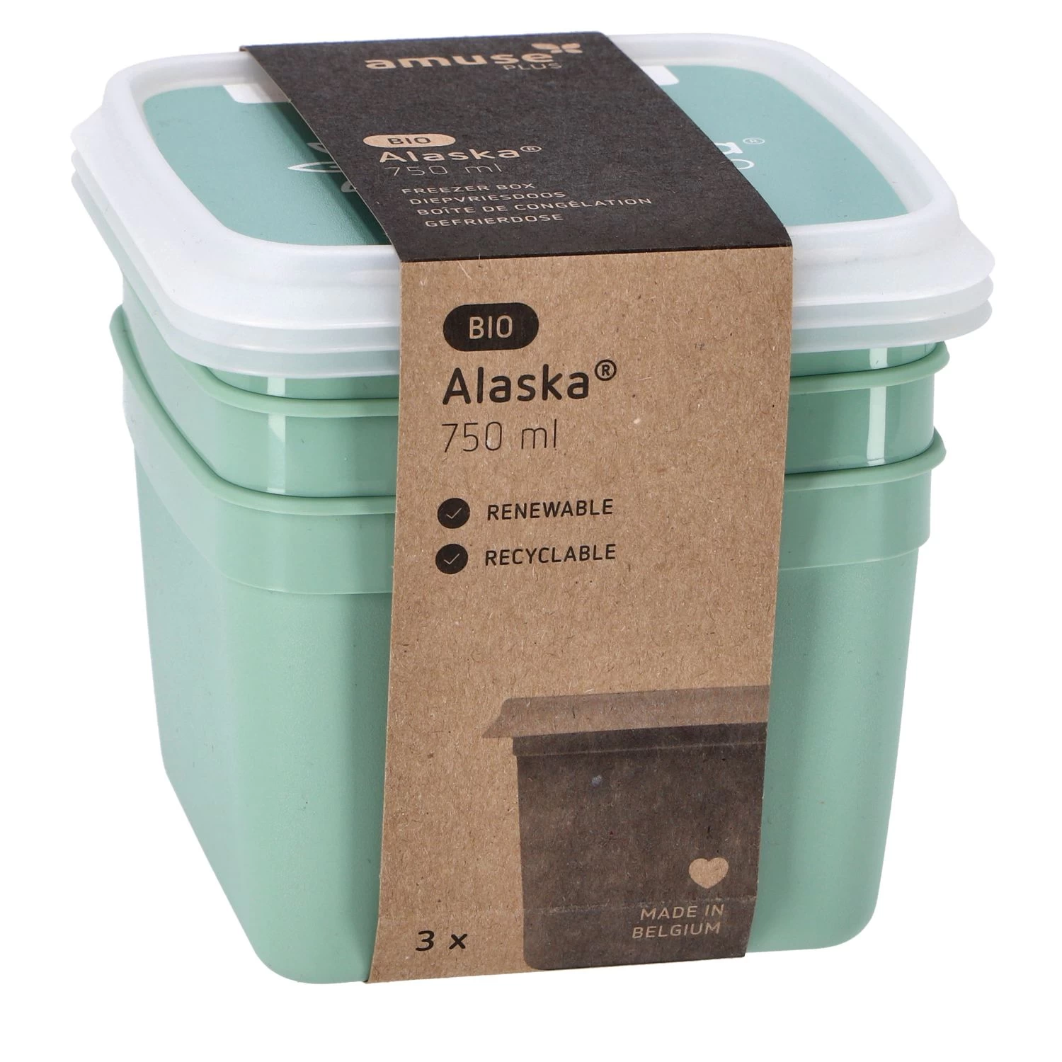 Alaska 3 Diepvriesdozen Vierkant 0.75 L 5 Alaska 3 Diepvriesdozen Vierkant 0.75 L - Afbeelding 3