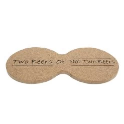 Onderzetter Two Beers Kurk 19x9,5x0,6cm