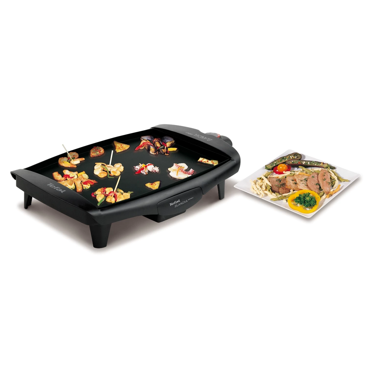 Tefal Bak- En Grillplaat Compact Plancha 900 4 Tefal Bak- En Grillplaat Compact Plancha 900 - Afbeelding 2