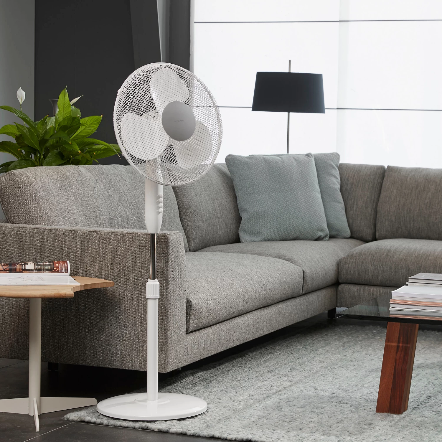 Inventum Ventilator Staand VST400W Ø 40 Cm Wit 4 Inventum Ventilator Staand VST400W Ø 40 Cm Wit - Afbeelding 2