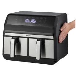 Inventum Hetelucht Friteuse Dubbel 2x 4 L Rvs/ Zwart 1700W 8 Inventum Hetelucht Friteuse Dubbel 2x 4 L Rvs/ Zwart 1700W -NL-Keuken Koning 210 4299 3 1