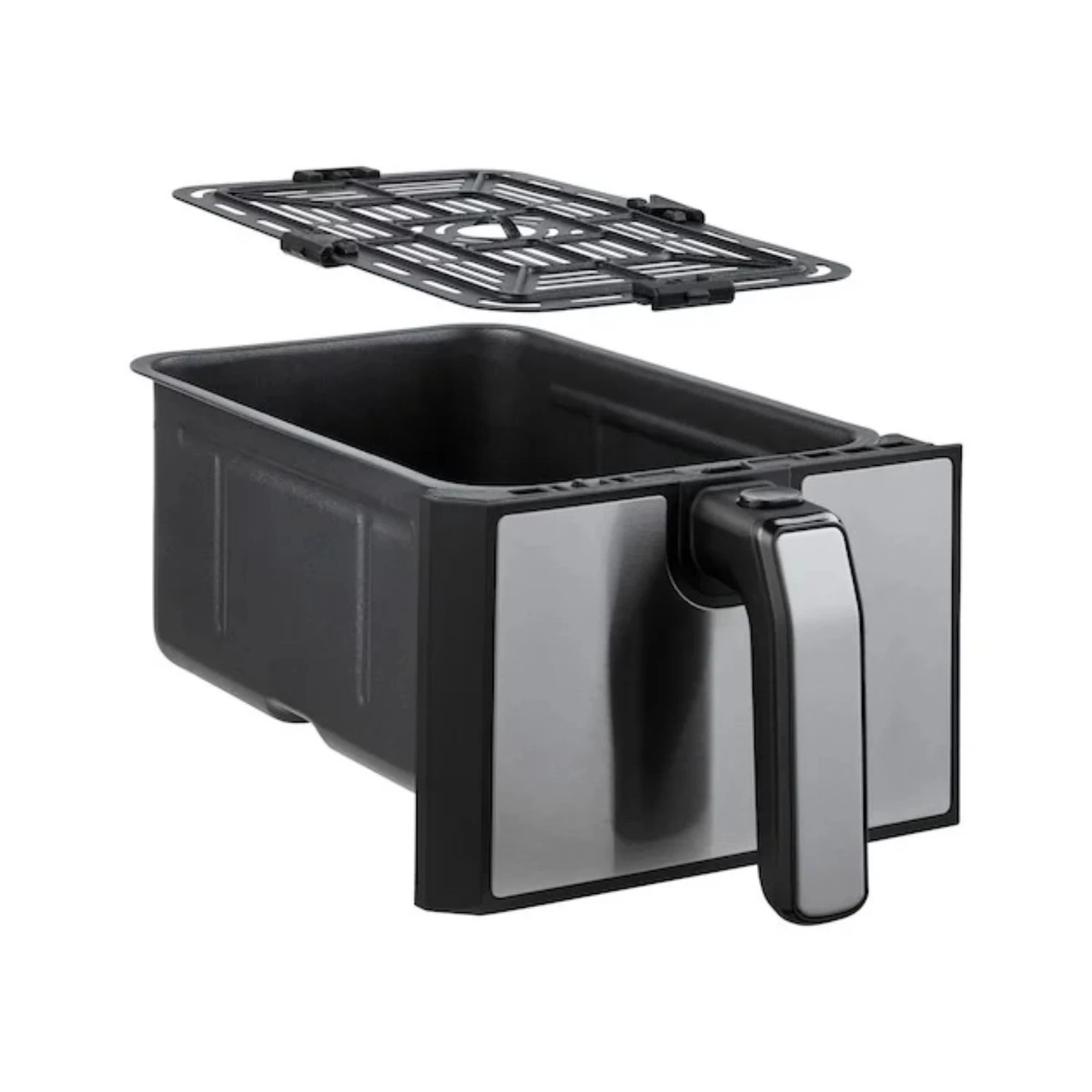 Inventum Hetelucht Friteuse Dubbel 2x 4 L Rvs/ Zwart 1700W 6 Inventum Hetelucht Friteuse Dubbel 2x 4 L Rvs/ Zwart 1700W - Afbeelding 4