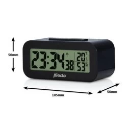 Alectro Wekker Met Thermometer / Hygrometer -NL-Keuken Koning 210 8948 3 1