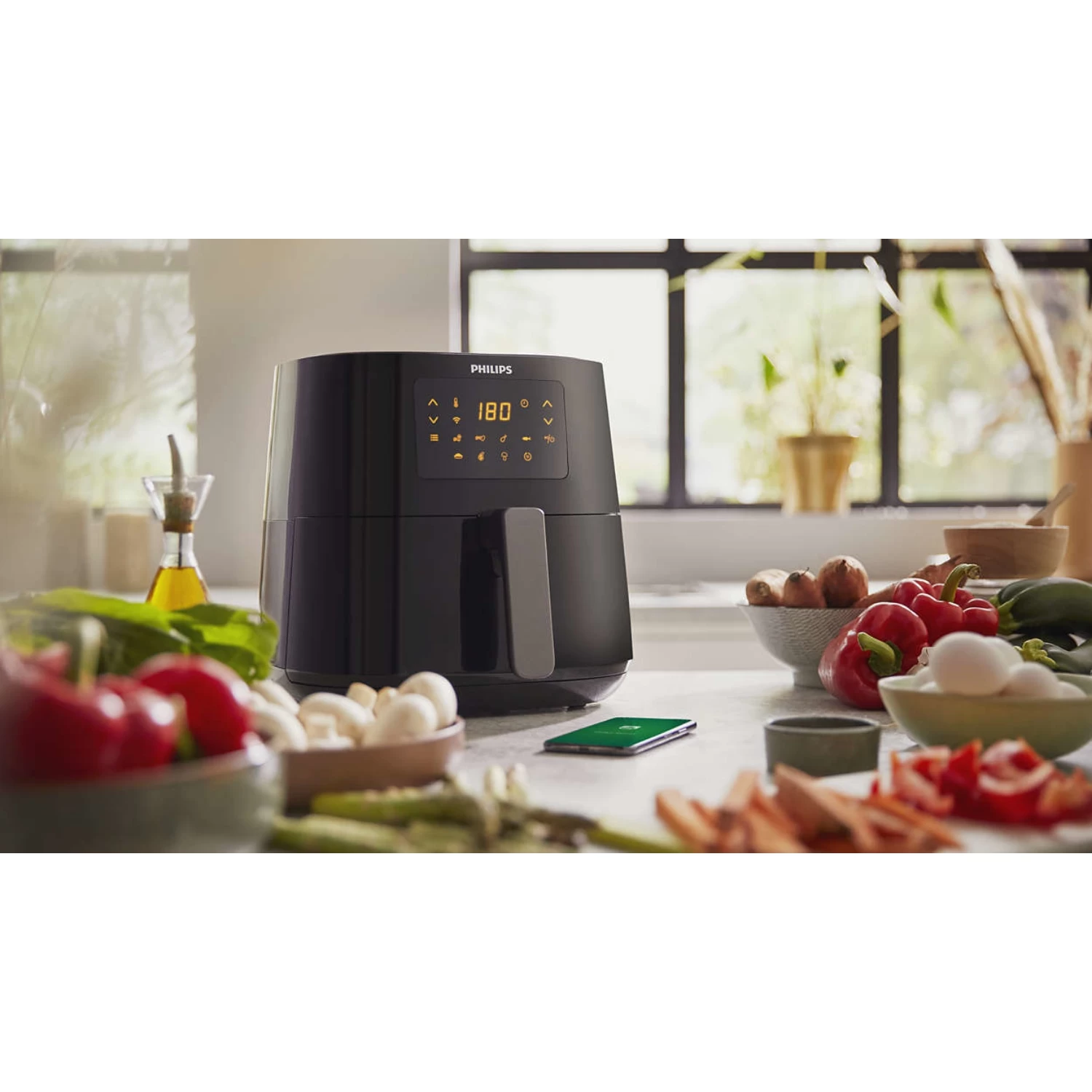 Philips Essential Connected Airfryer XL HD9280/70 6 Philips Essential Connected Airfryer XL HD9280/70 - Afbeelding 4