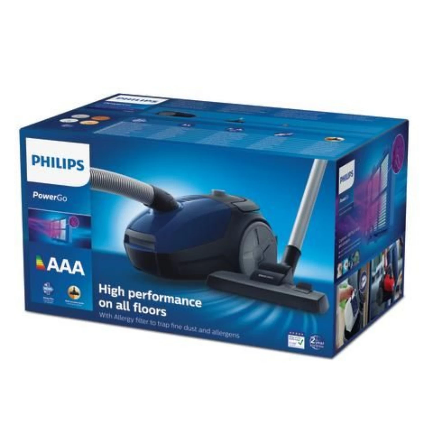 Philips Stofzuiger Met Zak FC8240/09 PowerGo 2000Series 5 Philips Stofzuiger Met Zak FC8240/09 PowerGo 2000Series - Afbeelding 3