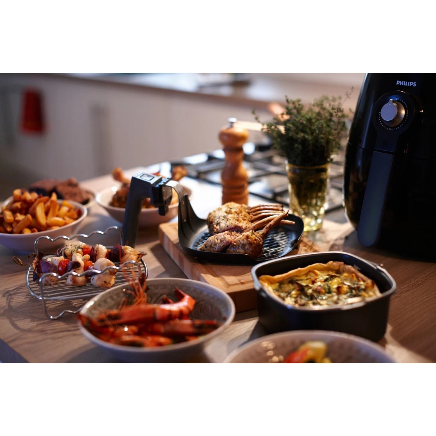 Philips HD9925/01 - Airfryer L AccessoiresetBakaccessoire Met Muffinvormen 8 Philips HD9925/01 - Airfryer L AccessoiresetBakaccessoire Met Muffinvormen - Afbeelding 6